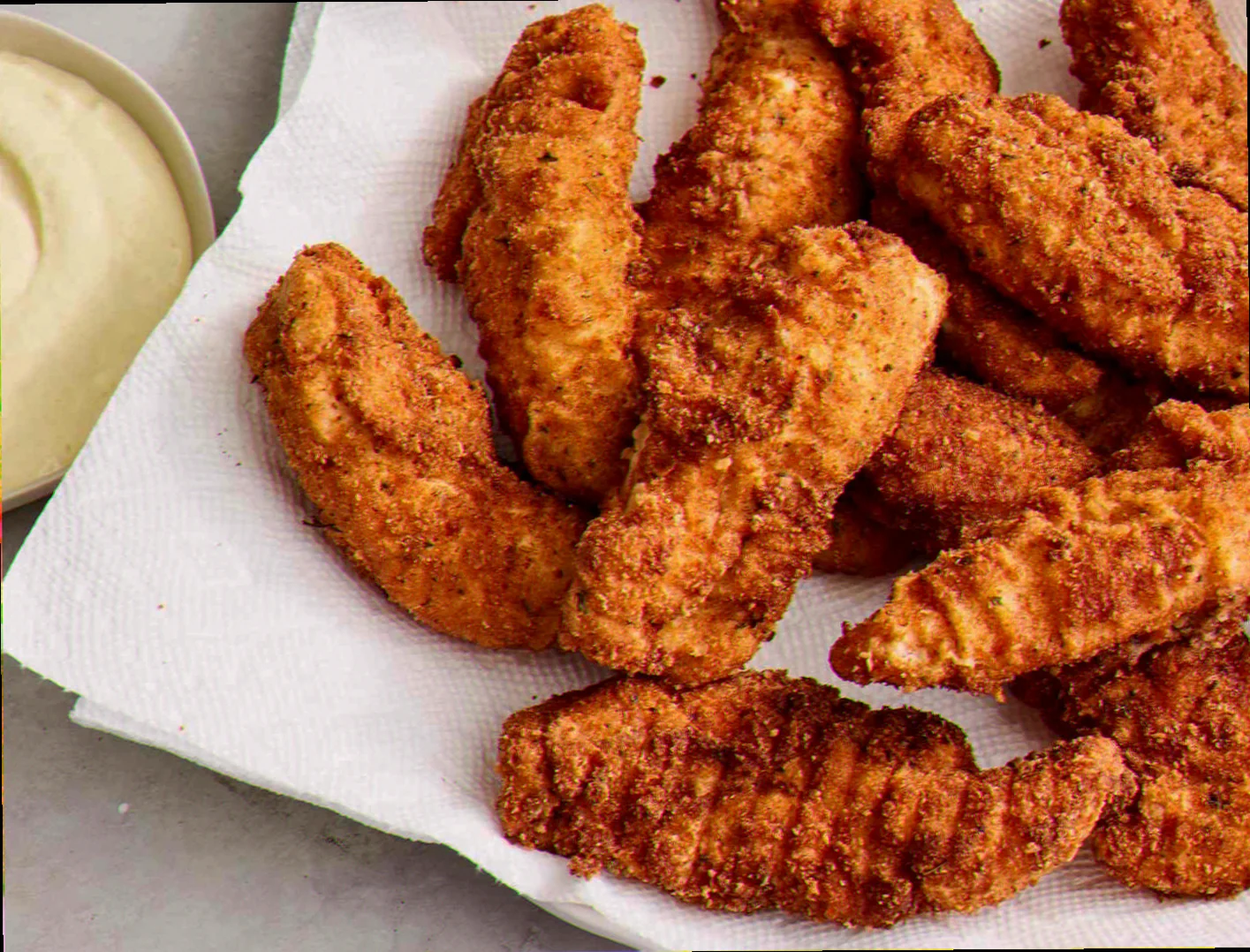 How long to deep fry chicken strips