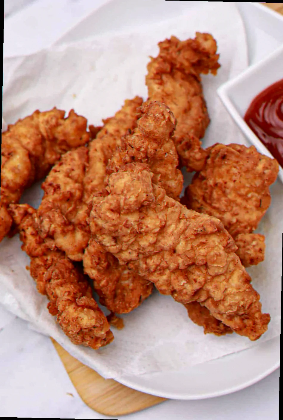 How long to deep fry chicken tenders